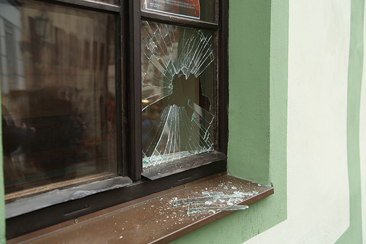 A2B Glass are able to board up broken windows while they are being repaired in Truro.